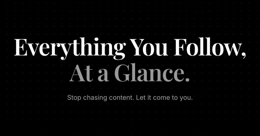 Screenshot of Glanced Screenshot of Glanced