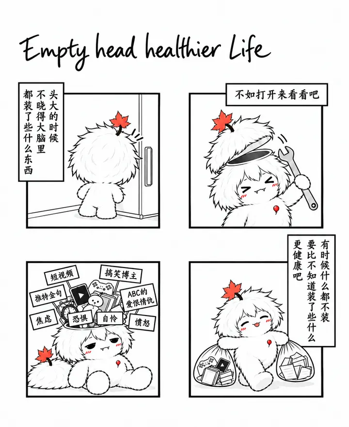 脑子空空更健康