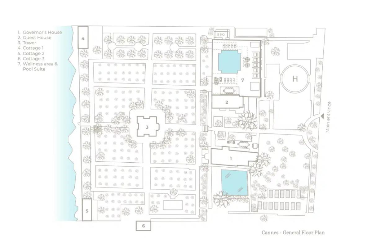 Villa Octopus floor plan
