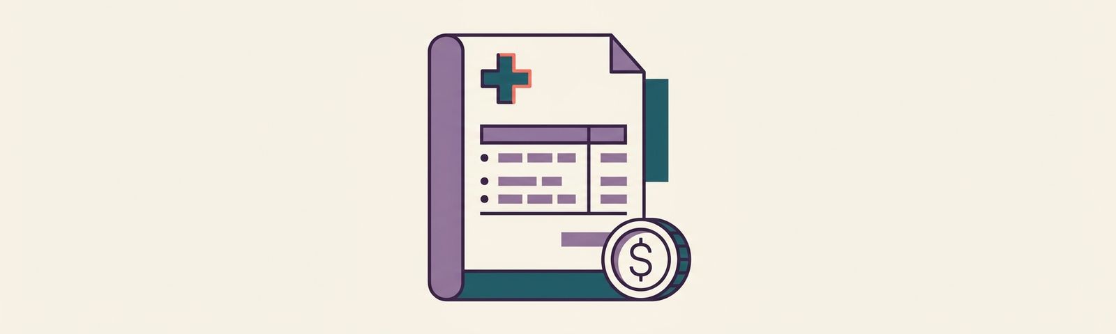 Healthcare RCM / Billing header illustration