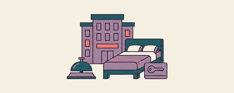 Hotel & Lodging PMS header illustration