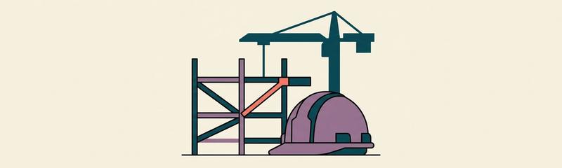 Construction header illustration