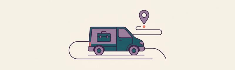 Field Service Management header illustration