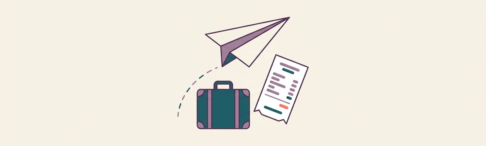 Travel & Expense header illustration