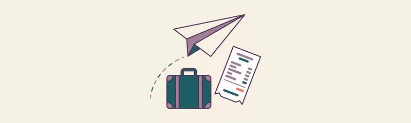 Travel & Expense header illustration