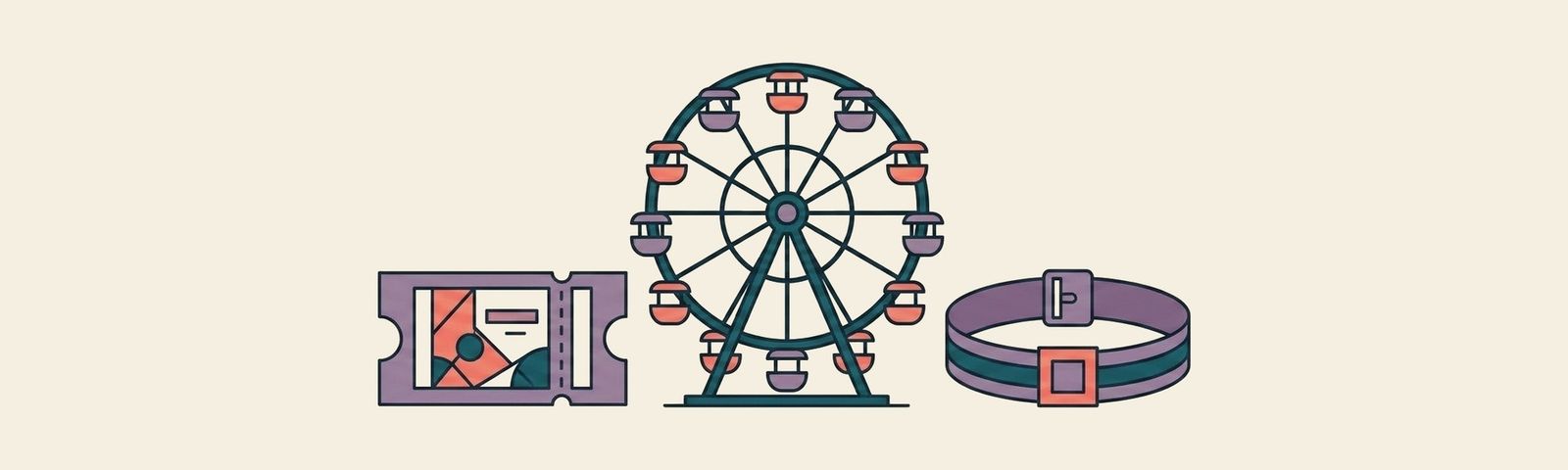 Attractions, Events & Recreation header illustration