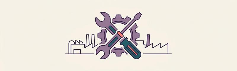 CMMS / Maintenance header illustration