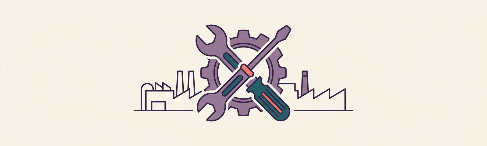 CMMS / Maintenance header illustration