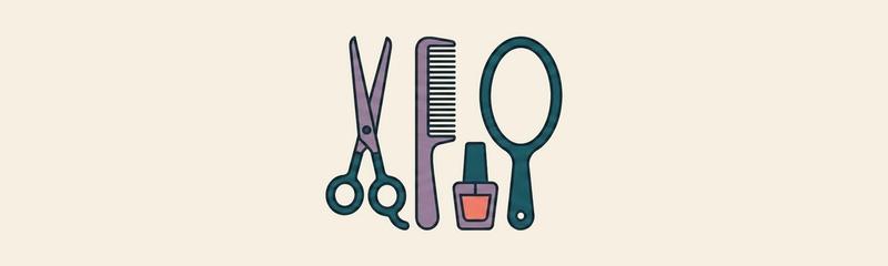 Salon, Spa & Beauty header illustration