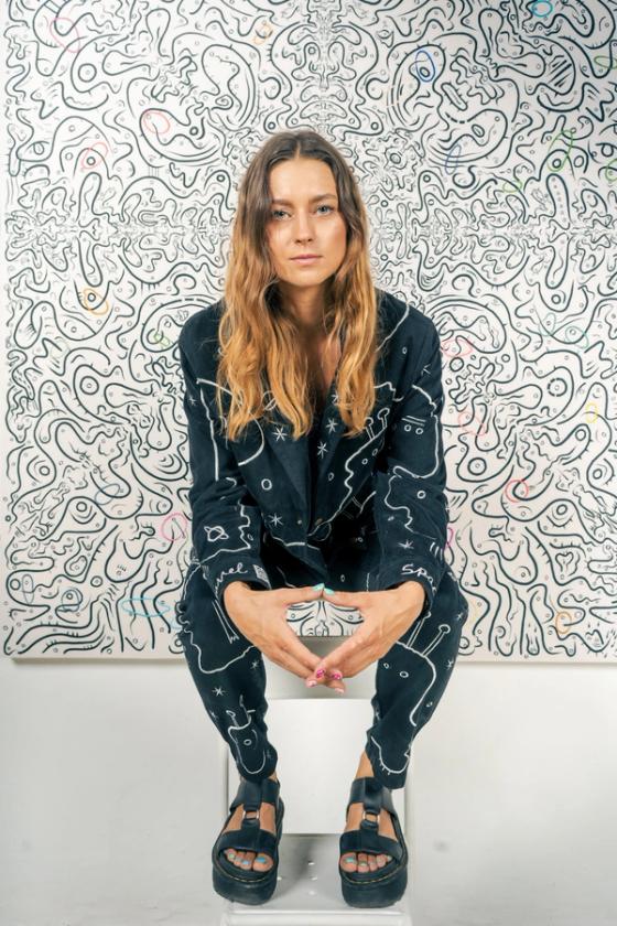SPACE COOKIE — embroidery detail