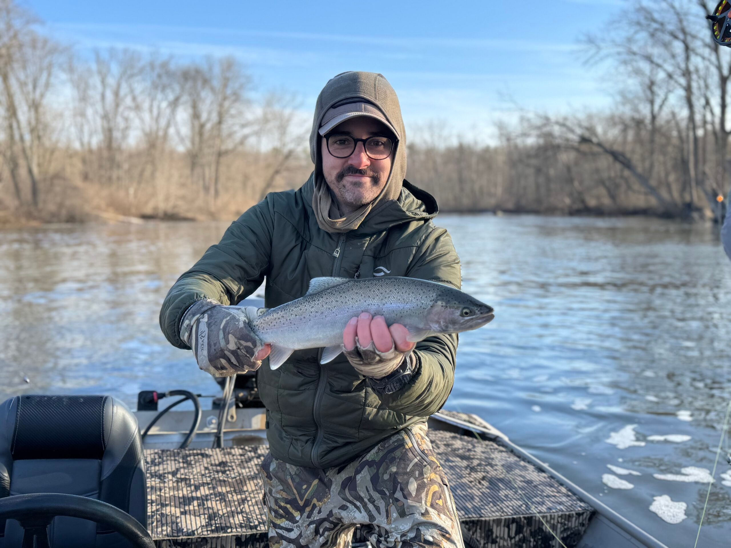 You've Got to Guard Your Steelhead Spot | Michigan Enjoyer