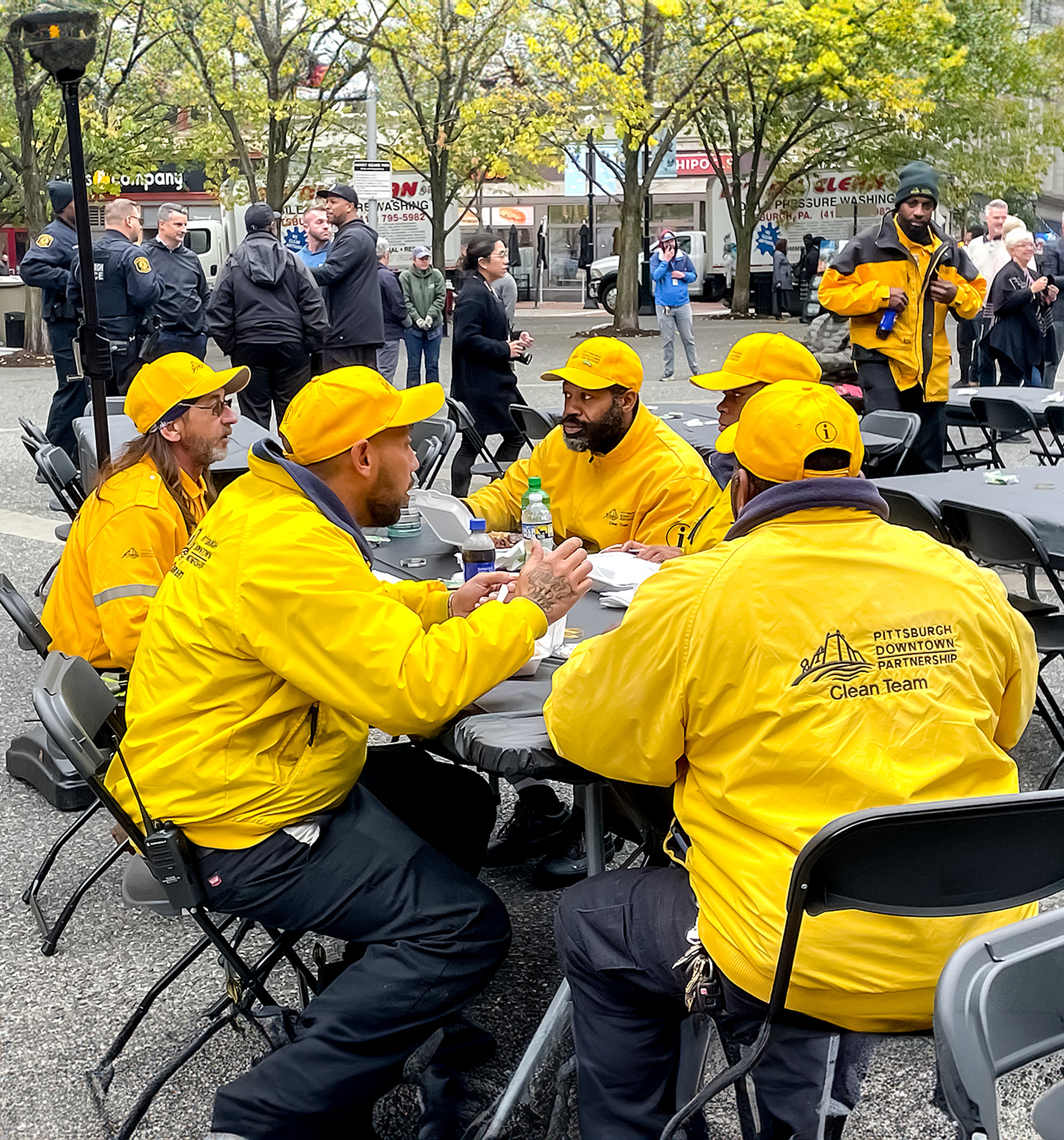 Downtown On-Street Staff Appreciation Lunch: Chilly Temps and Warm Thanks All Around Market Square