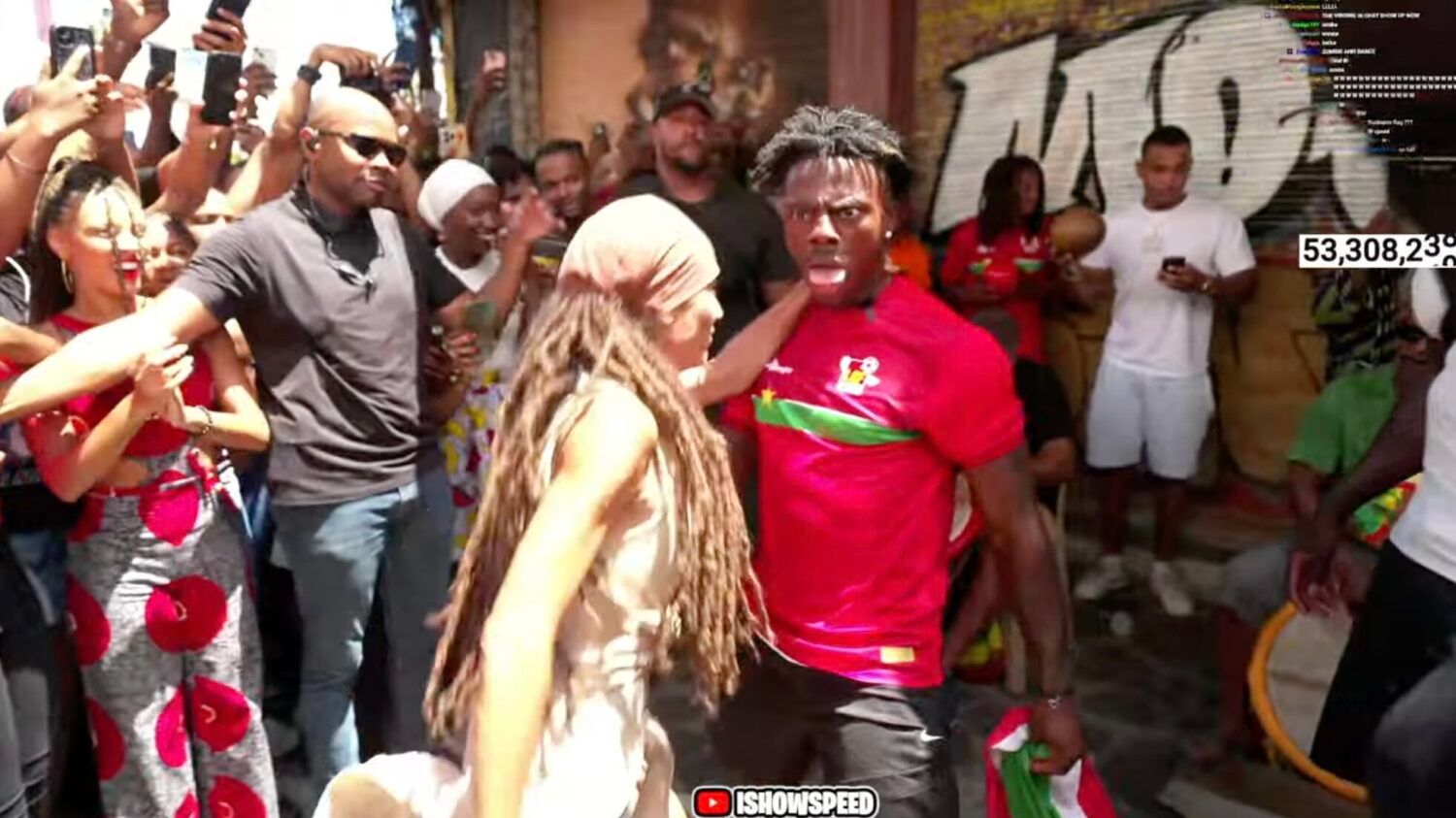ishowspeed in guadeloupe