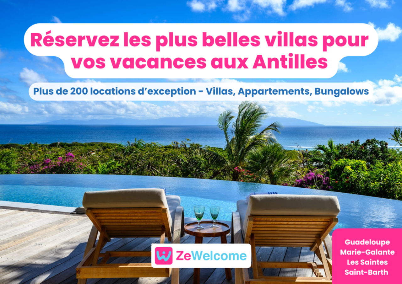 Book your villa in Guadeloupe on ZeWelcome