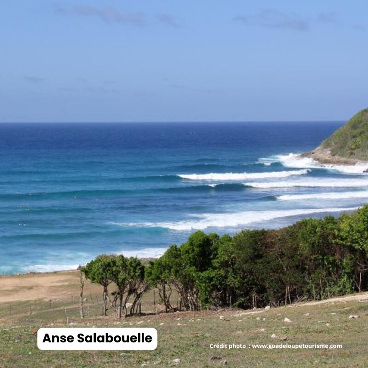 Anse Salabouelle surf trip in Guadeloupe - surf spot