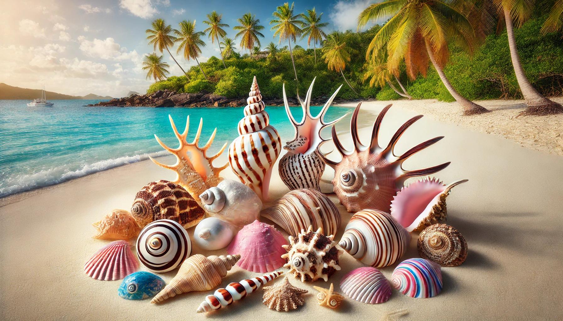 Top 10 coquillages Guadeloupe