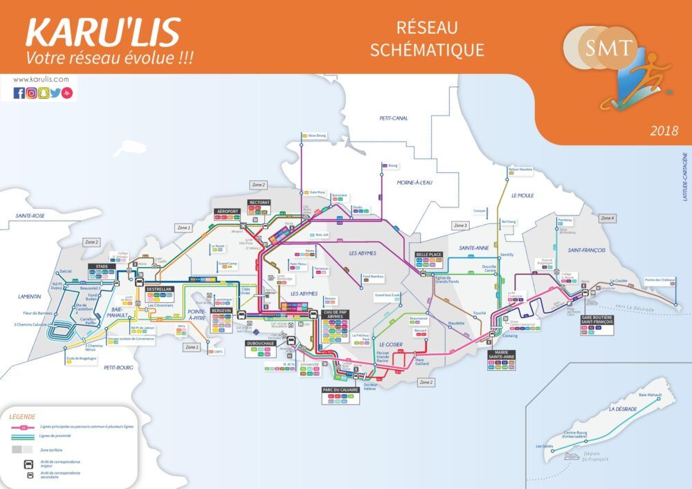 Guadeloupe bus network