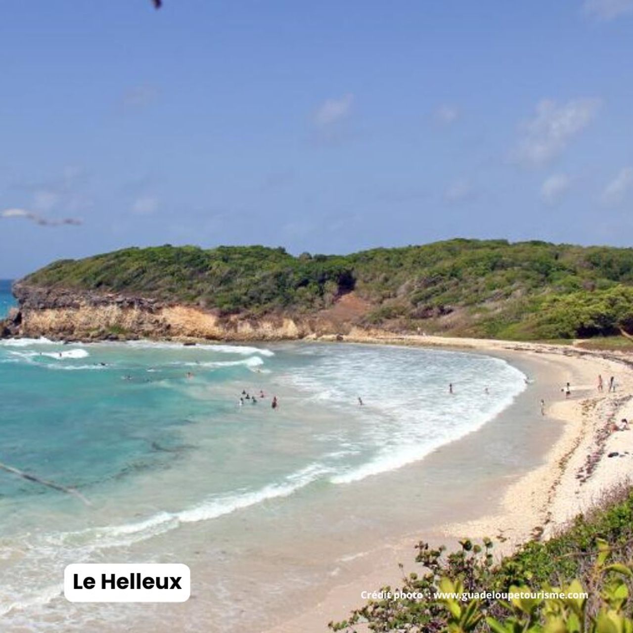 Le Helleux surf trip in Guadeloupe - surf spot