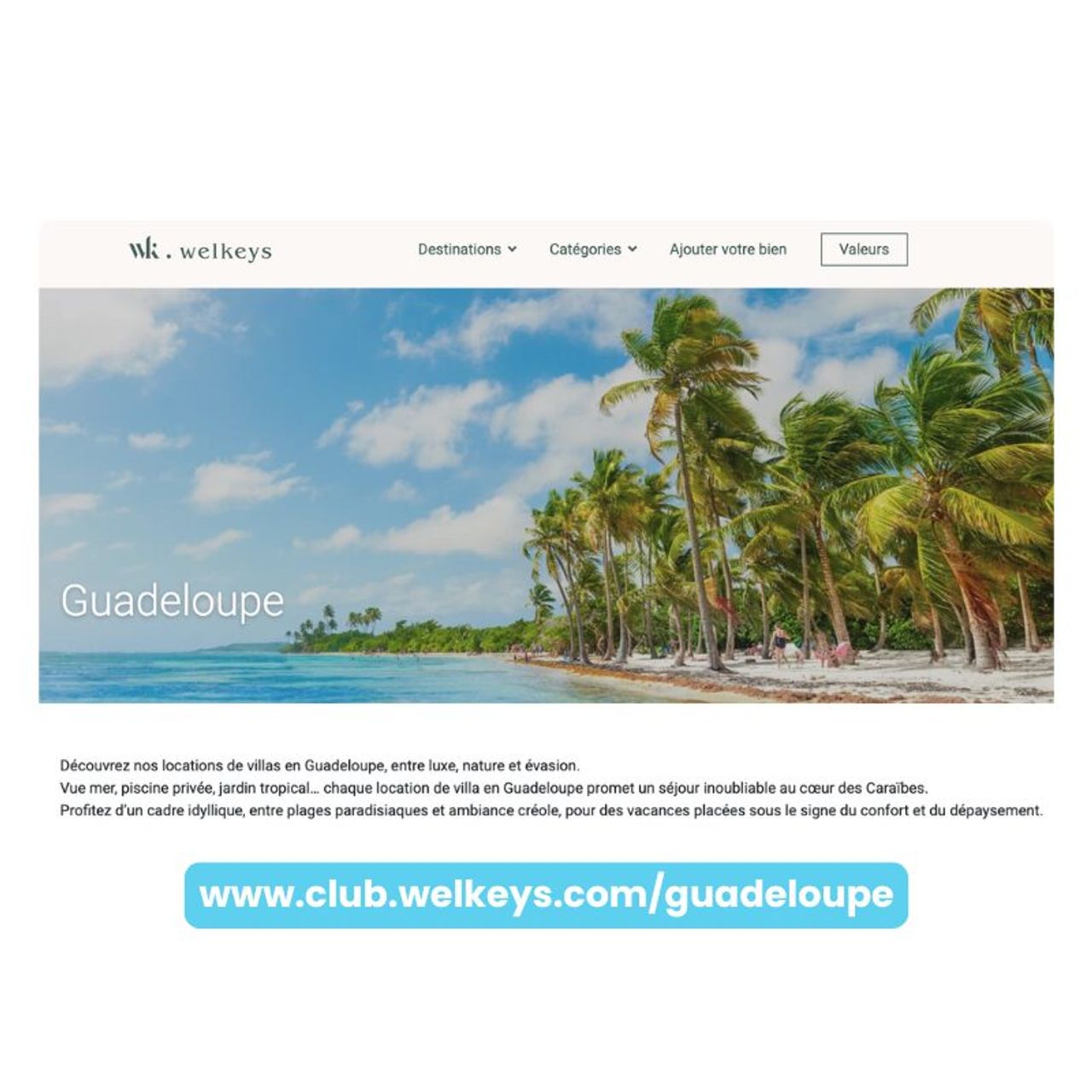 club welkeys luxury villa rental in guadeloupe