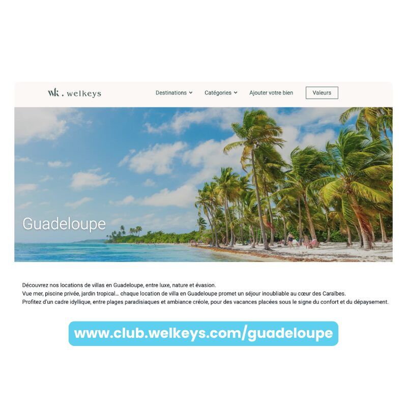 club welkeys luxury villa rental in guadeloupe