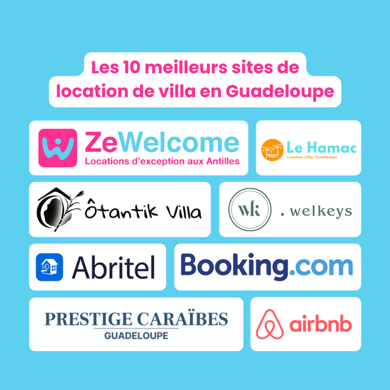 Top 10 best villa rental sites in guadeloupe