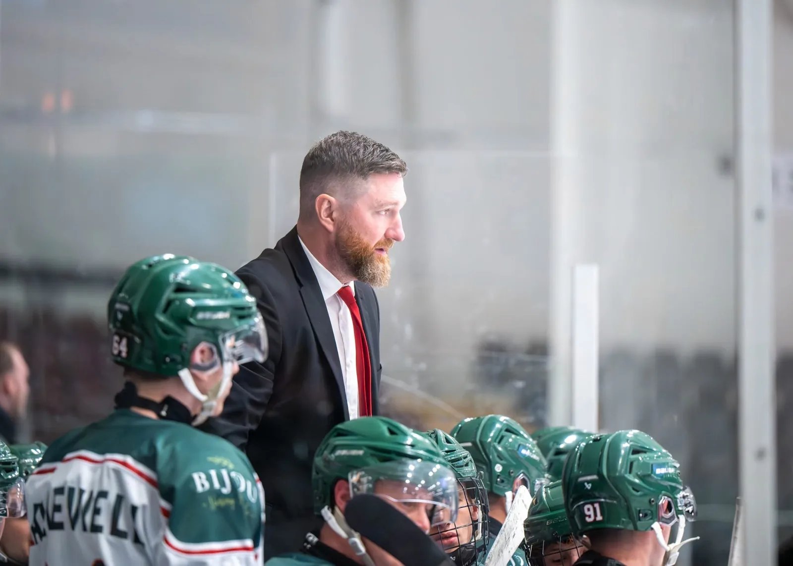 The Cardiff bench during the home game against Milton Keynes Thunder.