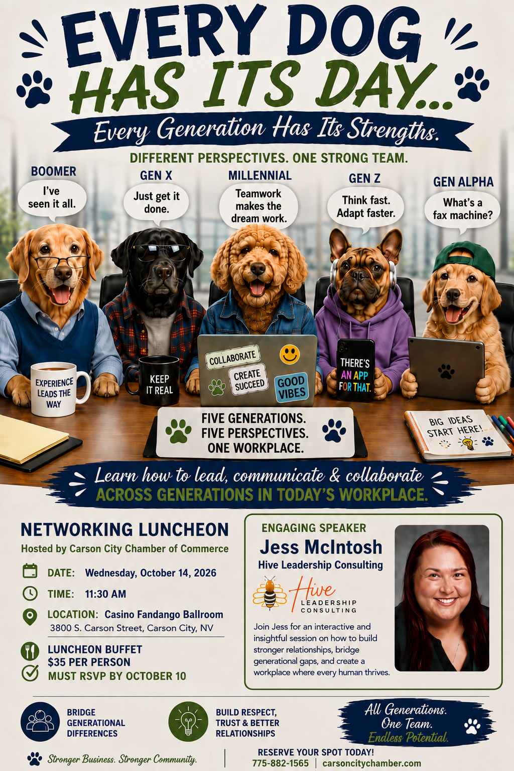 Chamber Soup's On Luncheon Flyer