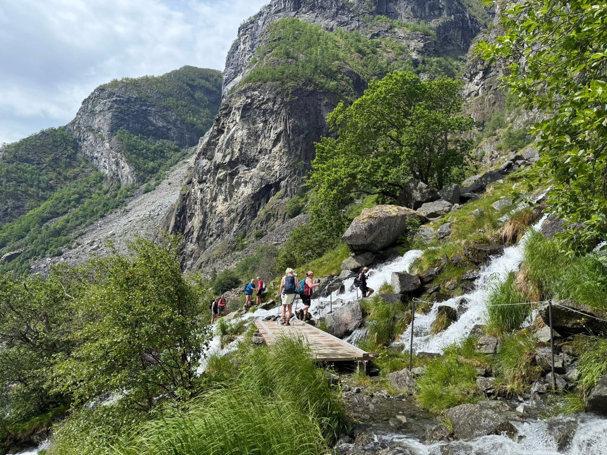 Mye vann i fossene