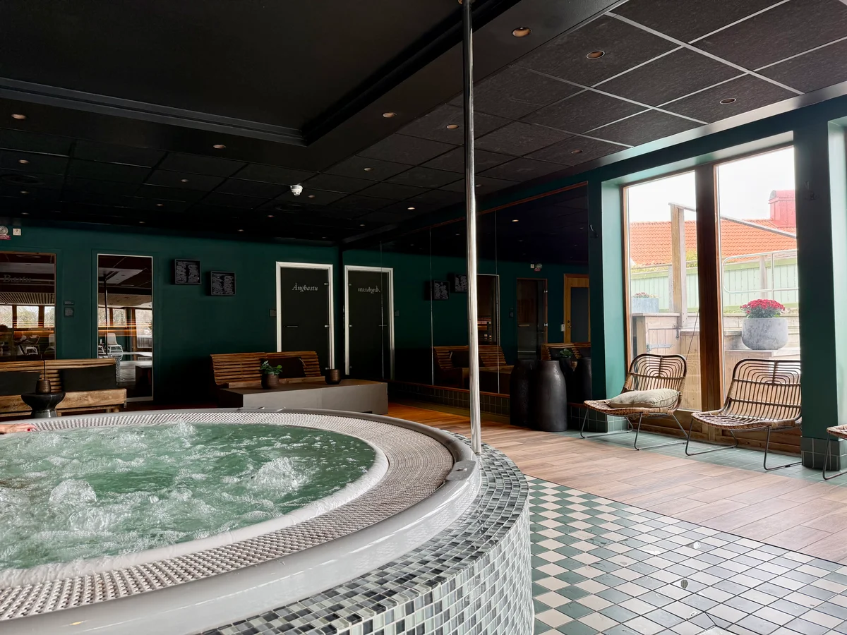 Deilig spa-avdeling på hotellet