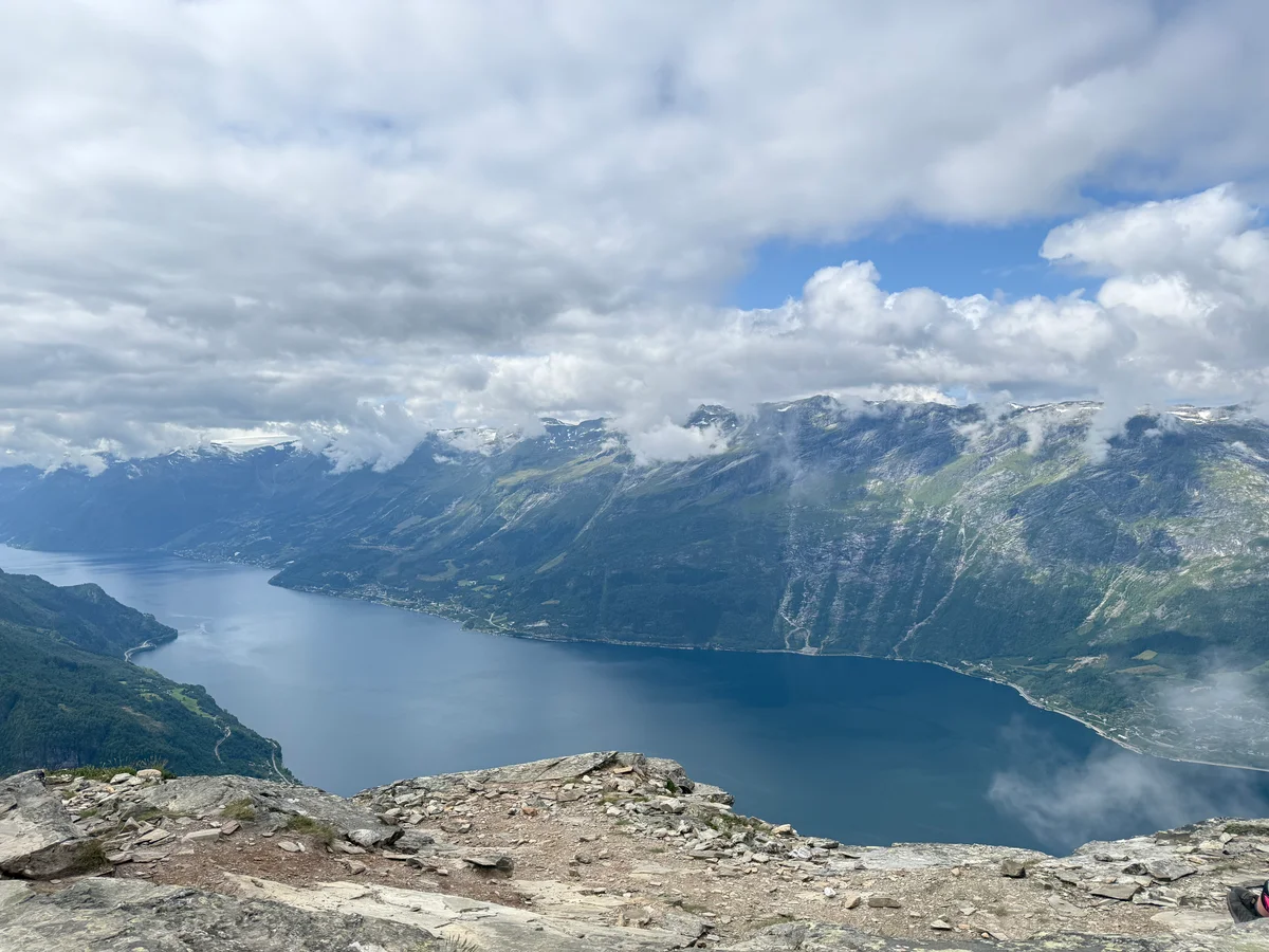 Utsikt over Hardangerfjorden