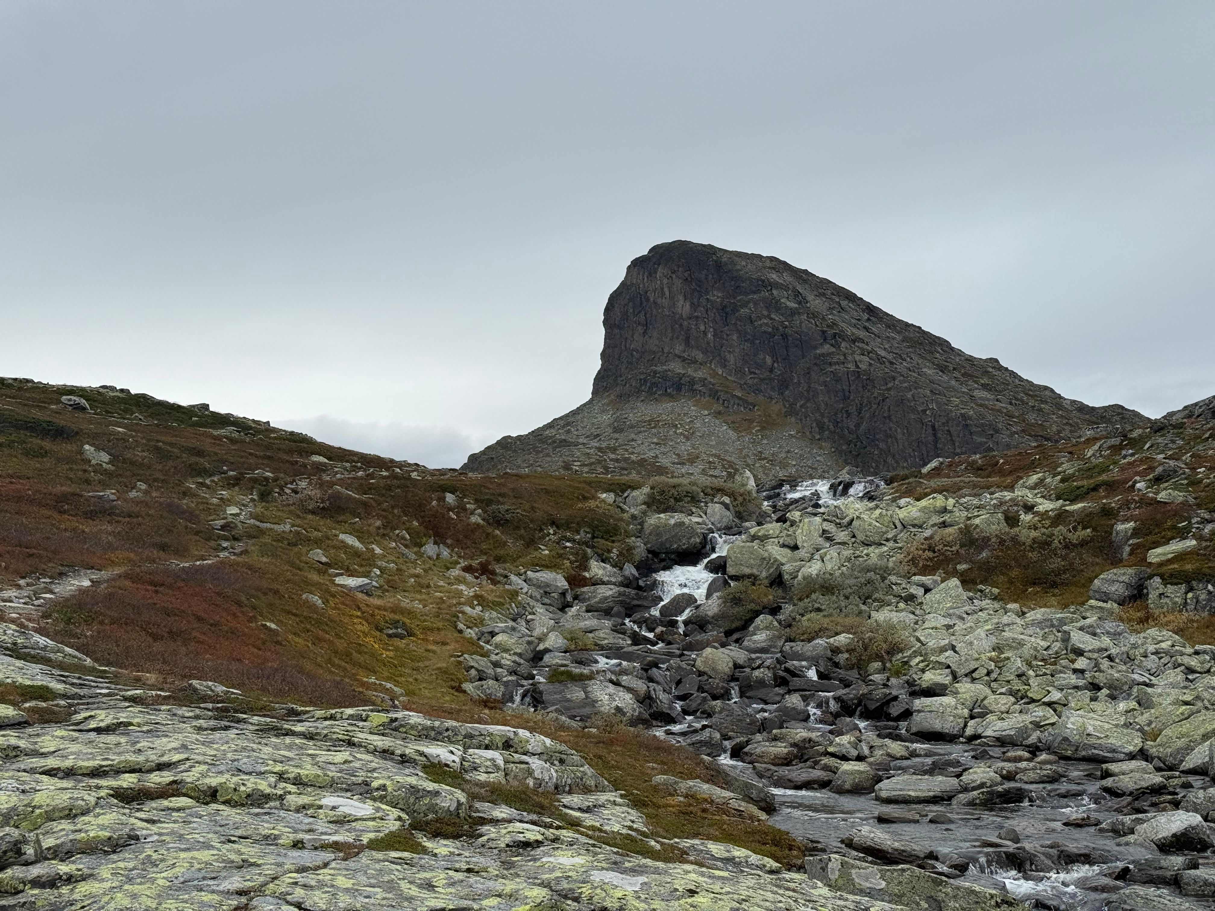 Storehødn i det fjerne på vei ned.