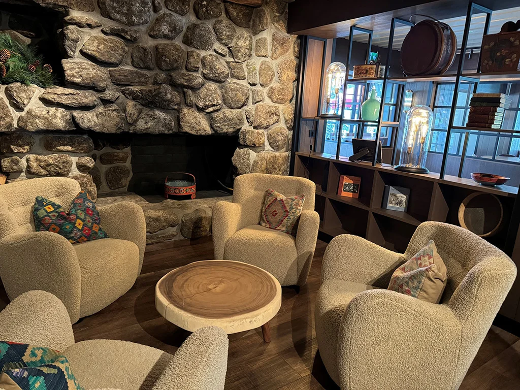 Flotte sitteplasser på hotellet