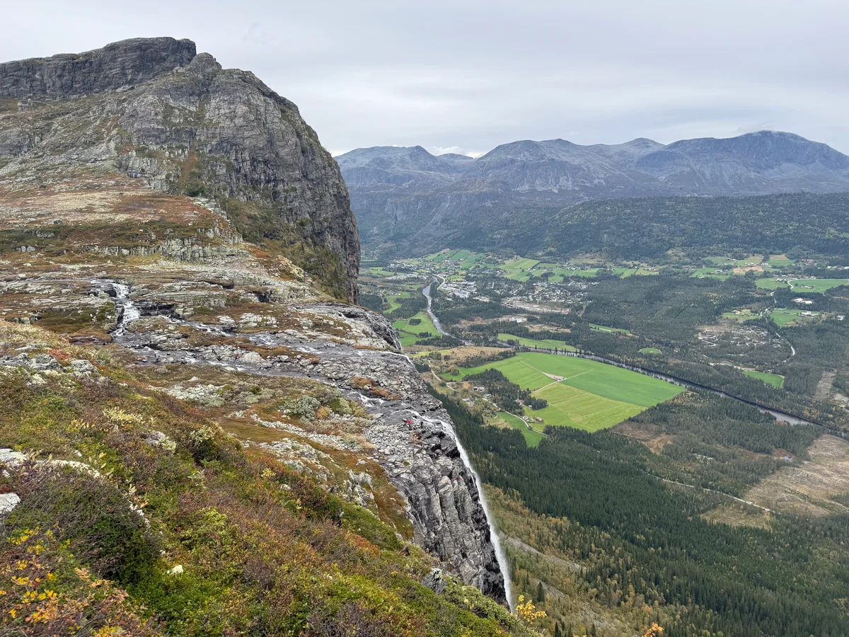 Utsikt mot Hydnefossen