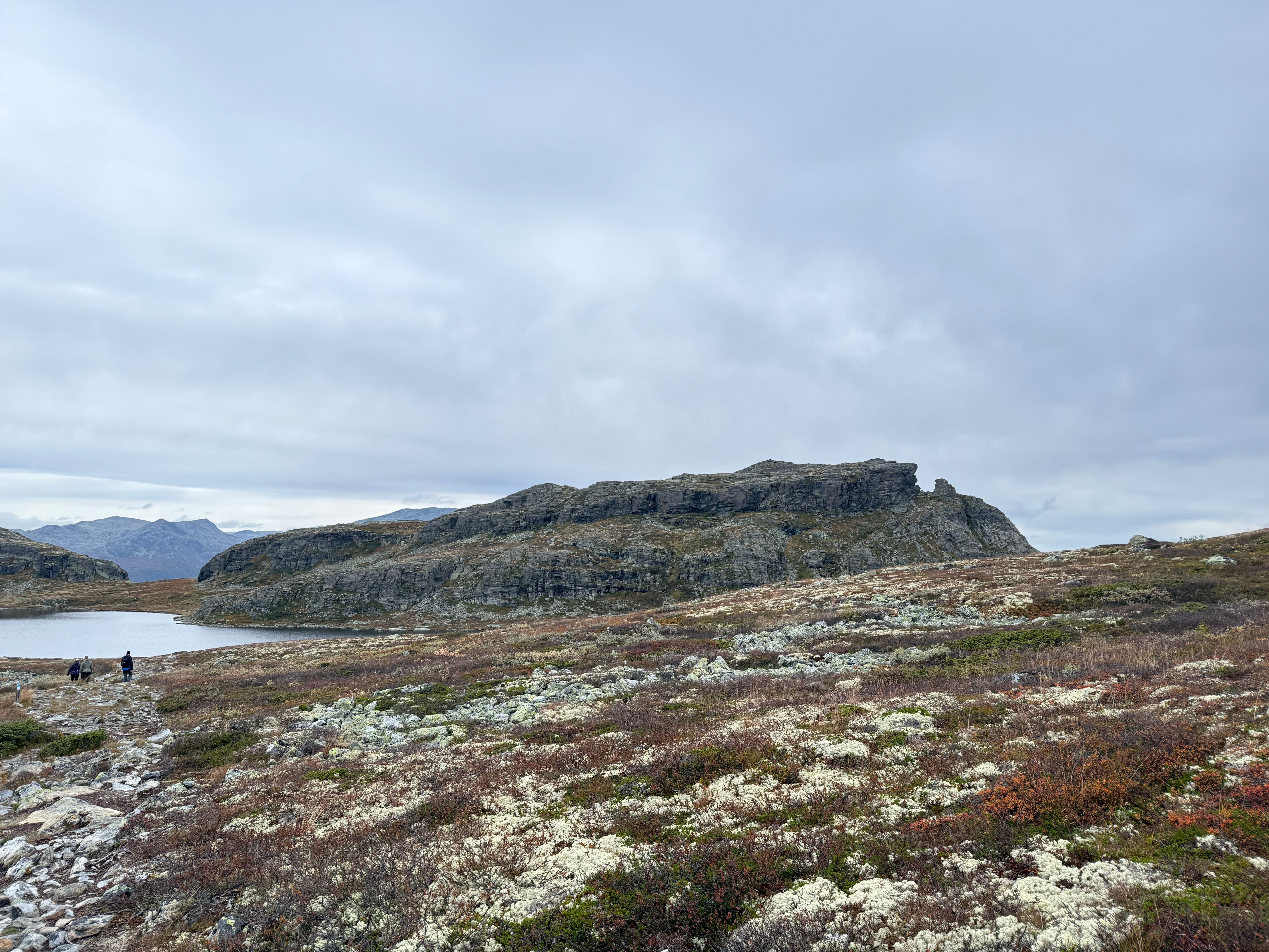 Kjerringkjeften langt der borte. Dit skulle vi!