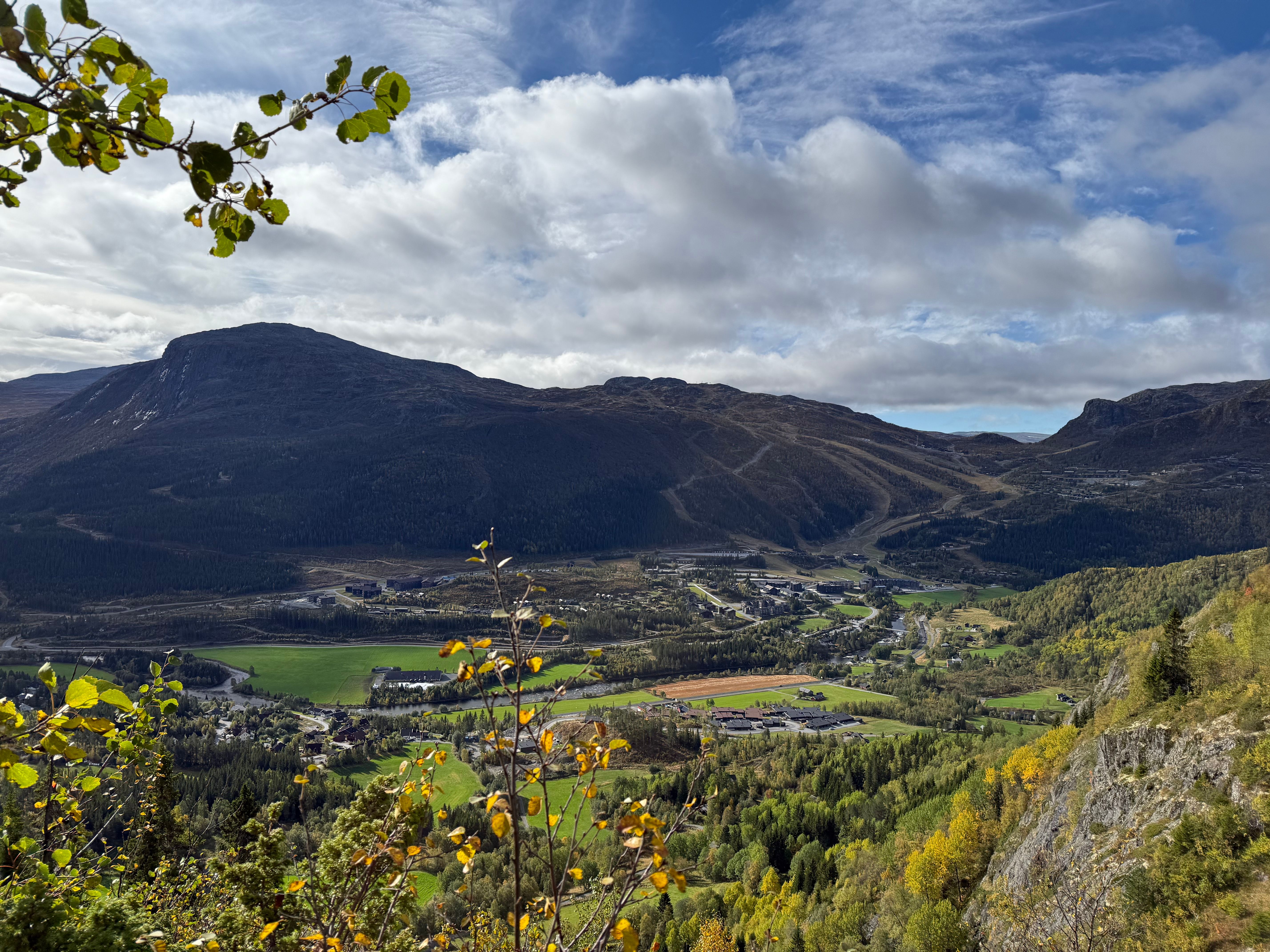 Flott utsikt mot Hemsedal