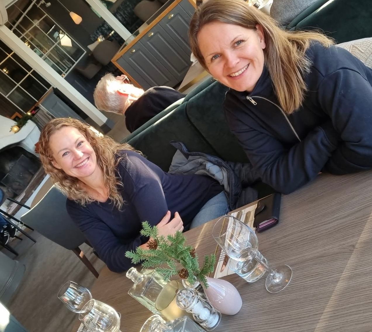 Charlotte og jeg er veldig fornøyd med helgen