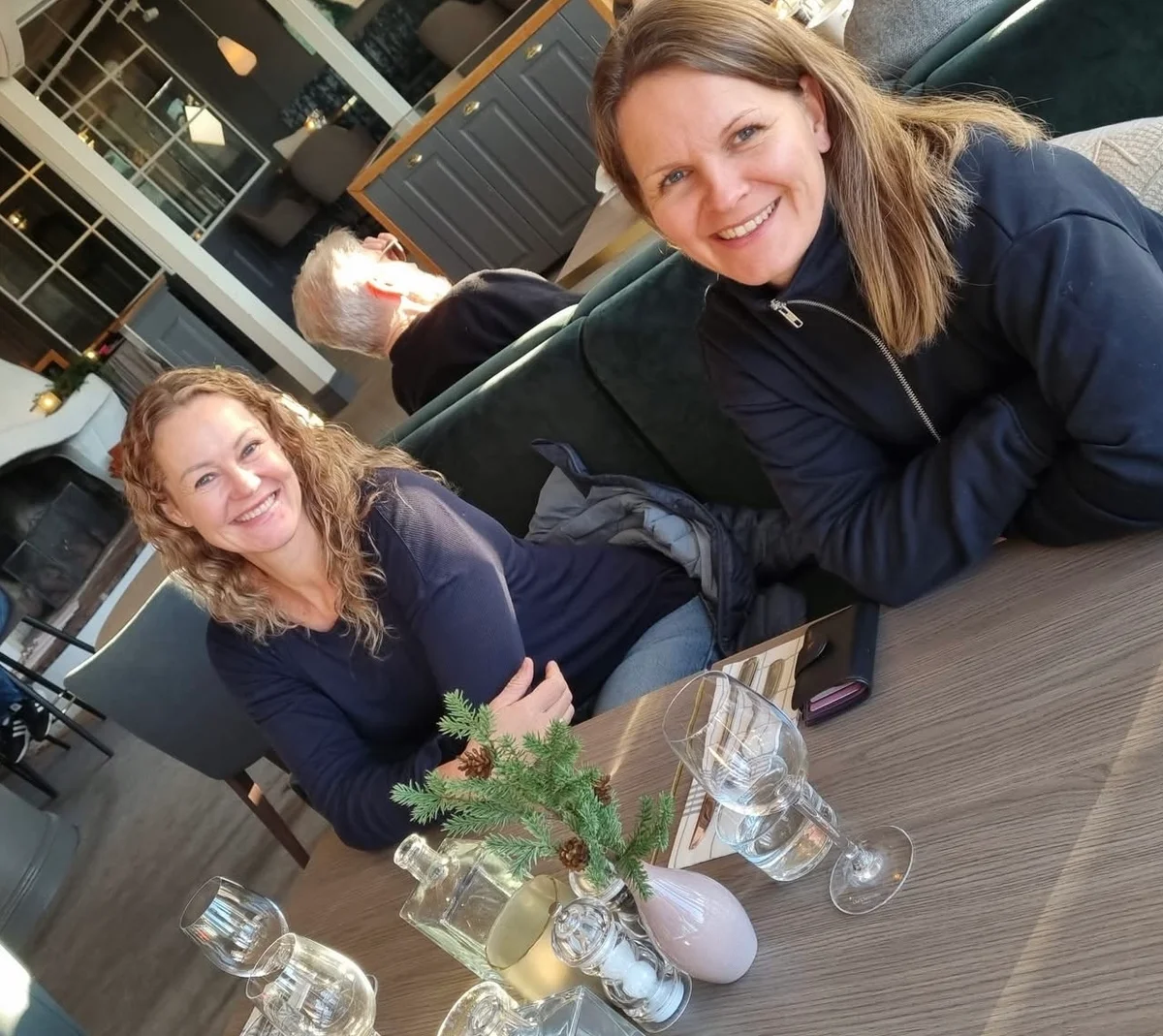 Charlotte og jeg er veldig fornøyd med helgen