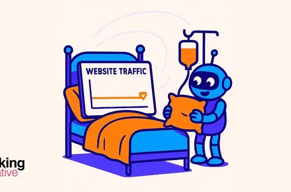 your website traffic is about to die and ai is holding the pillow
