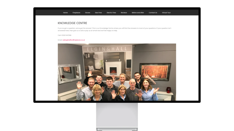 Trafford Fireplaces Website Knowledge Centre