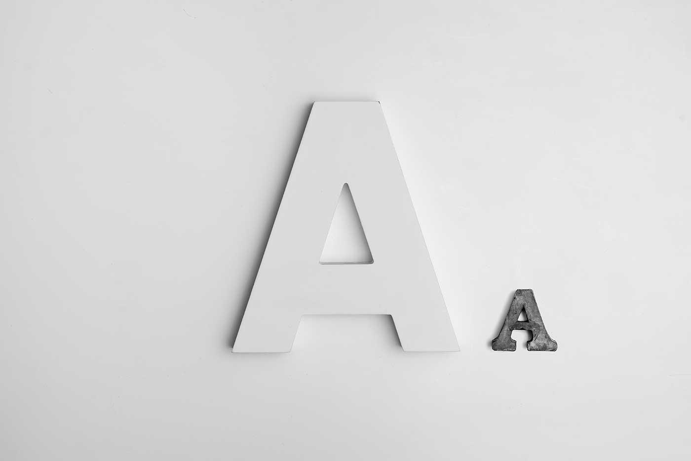 typography serif & sans serif