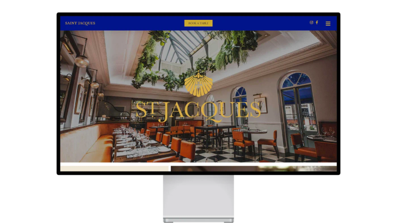 Saint Jacques Restaurant, London - Homepage