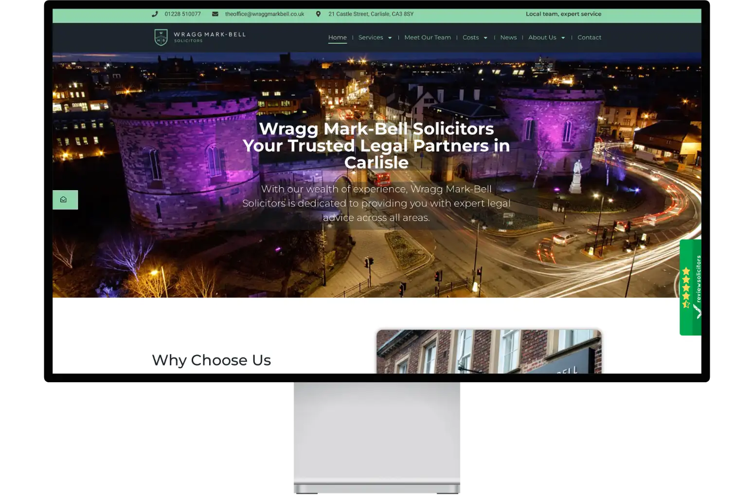 wragg mark-bell solicitors website designed by fecking creative