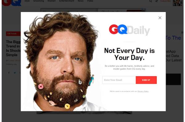 landing page example squeeze page