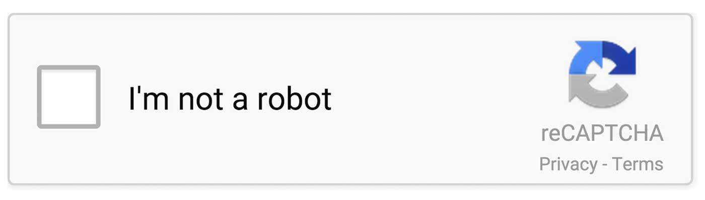 recaptcha I am not a robot
