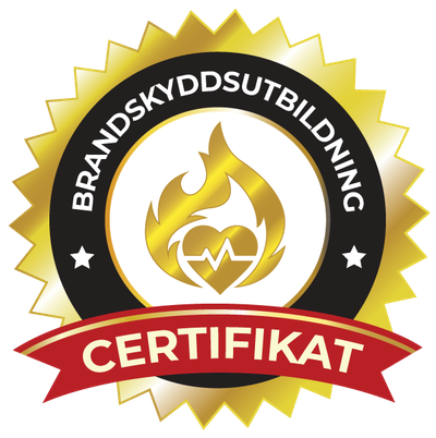 Certifikatmärke: Brandskyddsutbildning