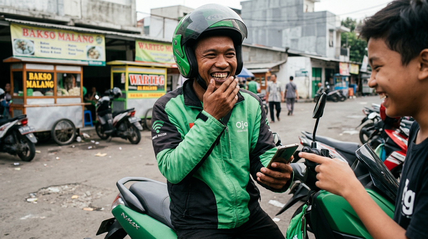Video Ojol Viral Bikin Netizen Ngakak: Aksi Kocak di TikTok Hari Ini