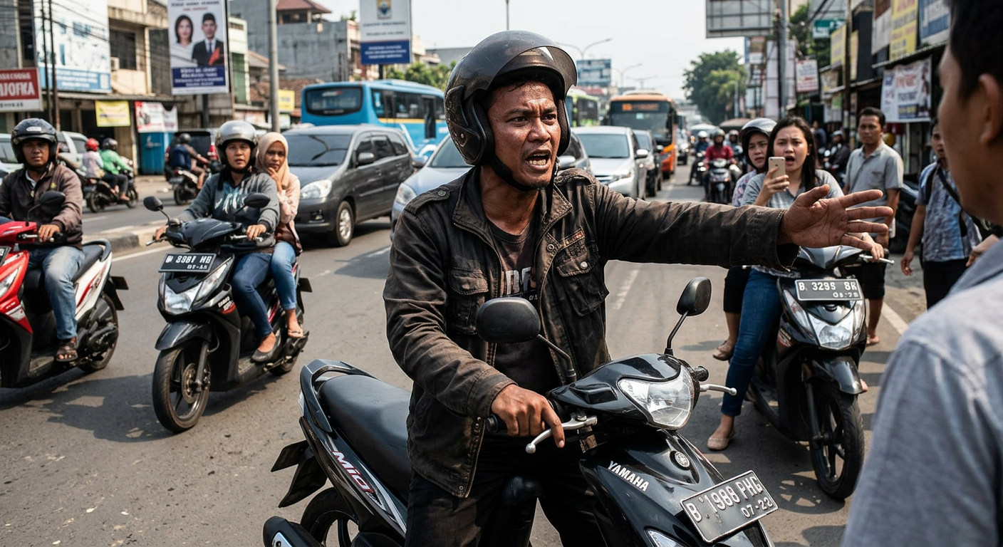 Viral Hari Ini: Aksi Mengerikan Pemotor yang Bikin Netizen Heboh!