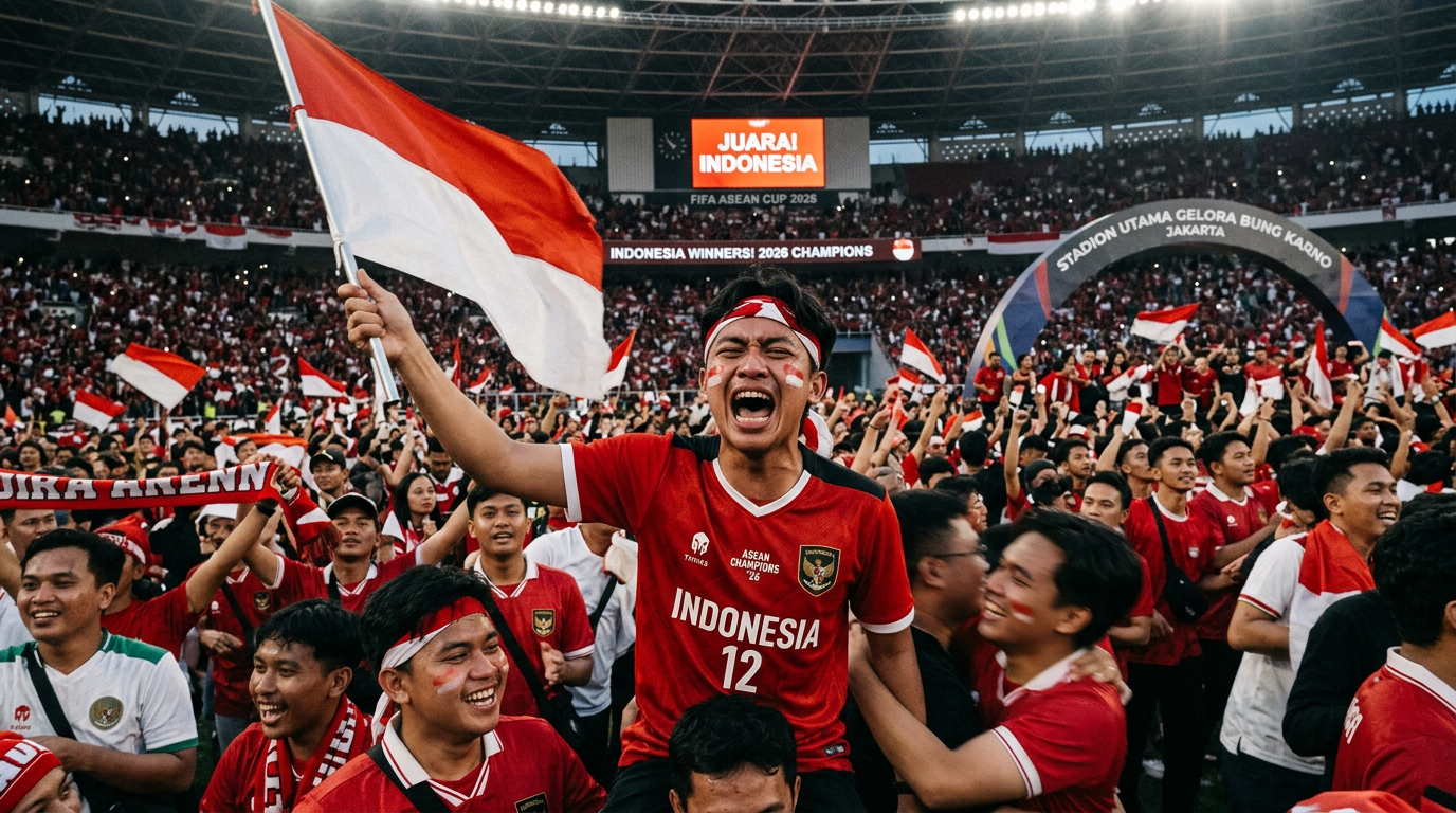 Indonesia Juara FIFA ASEAN Cup 2026: Sorak Sorai Kemenangan di GBK Trending Viral Hari Ini