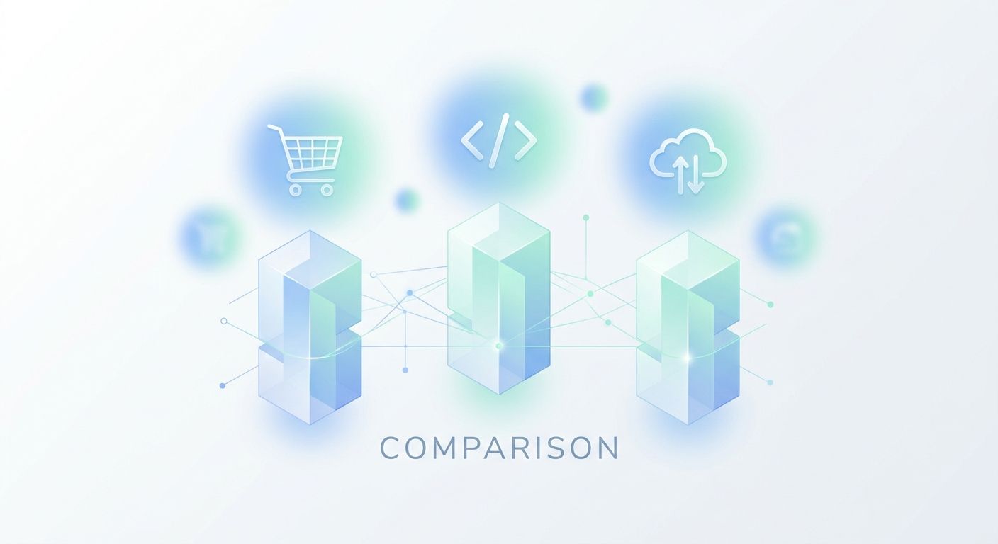 Image related to medusa.js vs shopify vs ec-cube【2026年最新】機能・コスト徹底比較