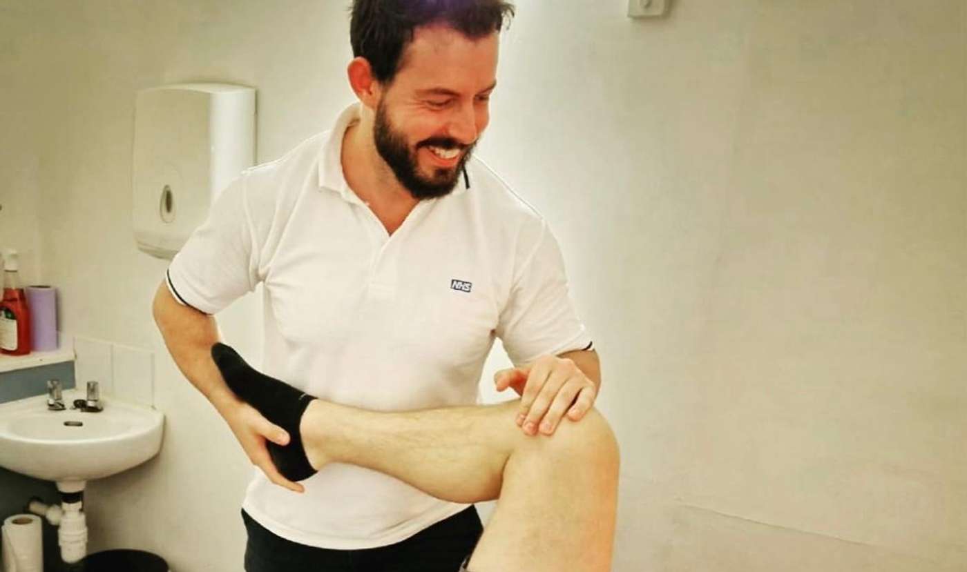 Photo of a physiotherapy patient